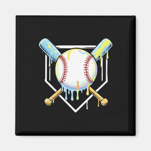 Bysebyll Drip Boys Home Plate Drip Youth Bysebyll Magnet