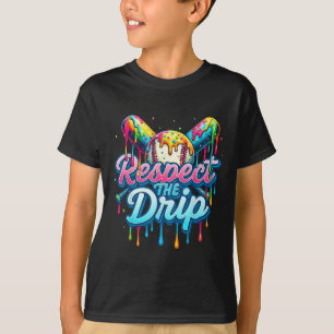 Bysebyll Drip Boys Ice Cream Drip Youth Respect Th T-Shirt