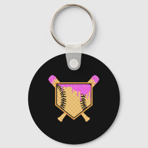 Bysebyll Drip Boys Ice Cream Waffle Cone Bysebyll Key Ring