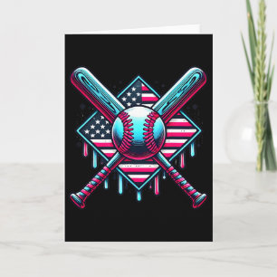 Bysebyll Drip For Boys American Flag Usa Graphic P Card