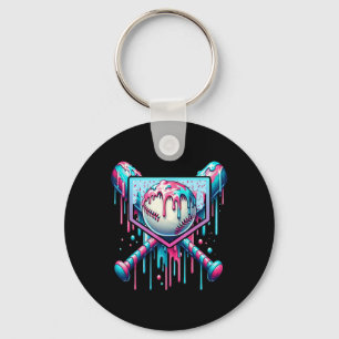 Bysebyll Drip Graphic Ice Cream Drip Bysebyll For  Key Ring
