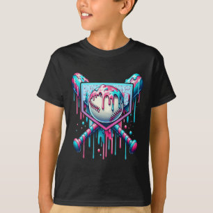 Bysebyll Drip Graphic Ice Cream Drip Bysebyll For T-Shirt