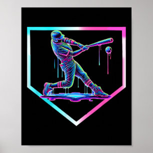 Bysebyll Drip Ice Cream Bysebyll Home Plate Boys B Poster