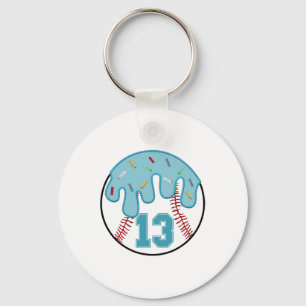 Bysebyll Dripping 13th Birthday 13 Year Old Boys Y Key Ring