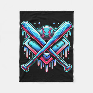 Bysebyll Dripping Ice Cream Drip Youth Boys Byseby Fleece Blanket