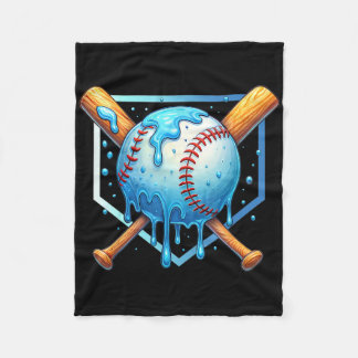 Bysebyll Dripping Ice Cream Drip Youth Boys Byseby Fleece Blanket