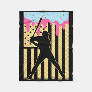 Bysebyll Dripping Ice Cream Drip Youth Boys Byseby Fleece Blanket