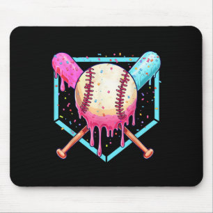 Bysebyll Dripping Ice Cream Drip Youth Boys Byseby Mouse Pad
