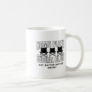 Bysebyll Fans Home Plate Social Club Game Day Mens Coffee Mug