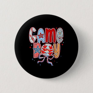 Bysebyll Game Day Bysebyll Coquette Bow Mum Mama M 6 Cm Round Badge