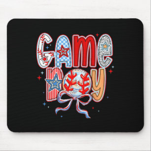 Bysebyll Game Day Bysebyll Coquette Bow Mum Mama M Mouse Pad