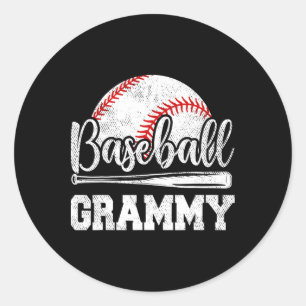Bysebyll Grammy Bysebyll Player Game Day Mother's  Classic Round Sticker