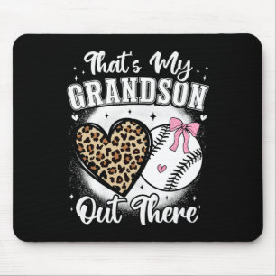 Bysebyll Grandma Thats My Grandson Nana Cheer Gran Mouse Pad