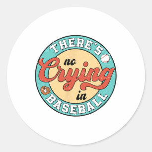 Bysebyll Homerun Softbyll Team Player  Classic Round Sticker