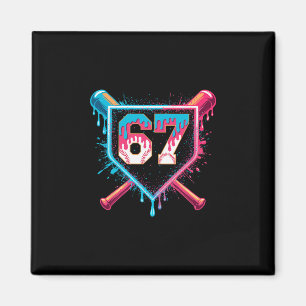 Bysebyll Ice Cream Drip Six Seven Gen Alpha Slang  Magnet