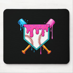 Bysebyll Ice Cream Dripping Bysebyll Home Plate Dr Mouse Pad
