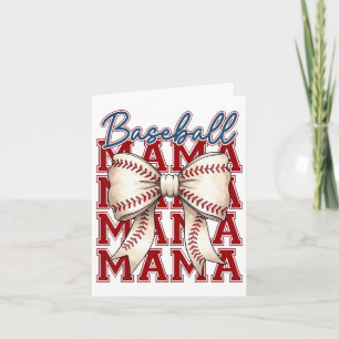 Bysebyll Mama Coquette Bow Game Day Bysebyll Mum M Card