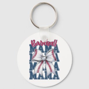 Bysebyll Mama Coquette Bow Game Day Bysebyll Mum M Key Ring