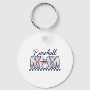 Bysebyll Mama Coquette Bow Game Day Bysebyll Mum M Key Ring