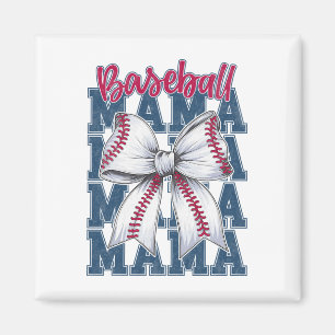 Bysebyll Mama Coquette Bow Game Day Bysebyll Mum M Magnet