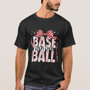 Bysebyll Mama Coquette Bow Game Day Bysebyll Mum M T-Shirt