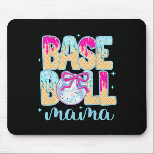 Bysebyll Mama Mum Home Plate Ice Cream Drip With S Mouse Pad