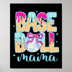 Bysebyll Mama Mum Home Plate Ice Cream Drip With S Poster