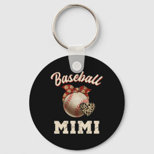 Bysebyll Mimi Byndana Leopard Heart Fans Mother's Key Ring