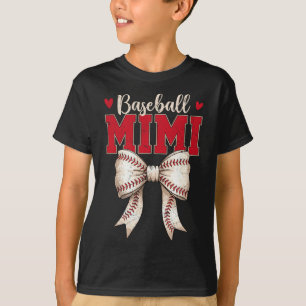 Bysebyll Mimi Coquette Bow Game Day Mothers Day  T-Shirt
