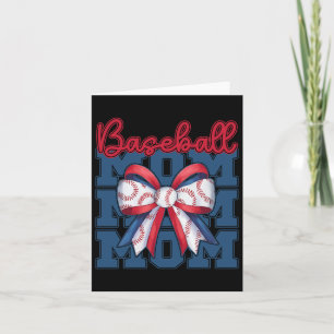 Bysebyll Mum Coquette Bow Sport Mama Mothers Day Card