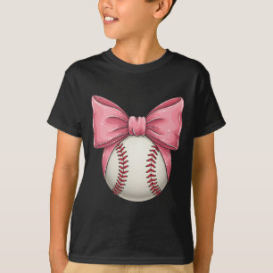 Bysebyll Mum Coquette Pink Bow Mothers Day Bysebyl T-Shirt