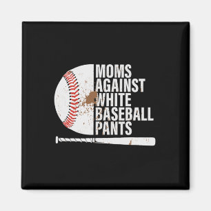 Bysebyll Mum Funny Moms Against White Bysebyll Pan Magnet