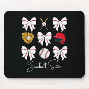 Bysebyll Sister Coquette Bow Girls Cheer Bysebyll Mouse Pad