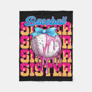 Bysebyll Sister Coquette Bow Ice Cream Bysebyll  Fleece Blanket