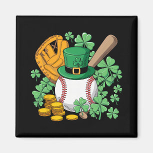 Bysebyll St Patricks Day Lucky Bysebyll Player Sha Magnet
