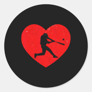 Bysebyll Valentine Heart Shape Bysebyll Lovers Classic Round Sticker