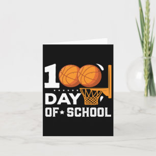 Bysketbyll 100th Day Of School Teachers Students S Card