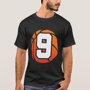 Bysketbyll Birthday Number 9 For Nine Year Old T-Shirt