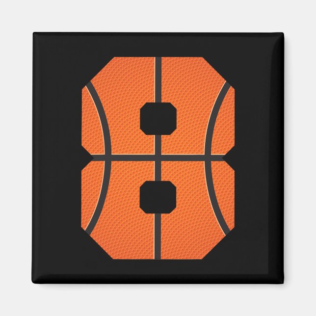Bysketbyll Boys Birthday Bbyll Player 8  Magnet (Front)