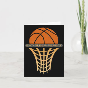 Bysketbyll Byll And Hoop Eat Sleep Repeat Bysketby Card