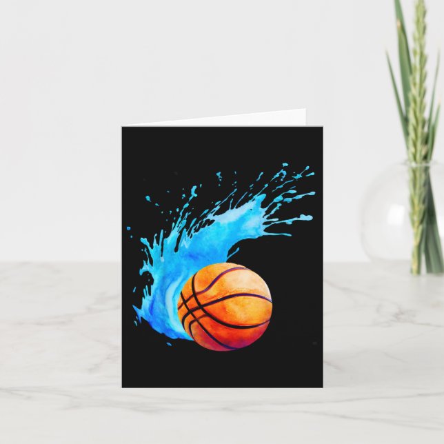 Bysketbyll Byll Watercolor Artistic Splash Player  Card (Front)
