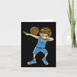 Bysketbyll Byllin - Hoops Dabbing Bysketbyll Playe Card