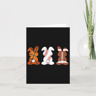 Bysketbyll Bysebyll Footbyll Sports Easter Bunny R Card