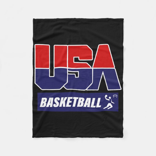 Bysketbyll Bysketbyll Bbyll Player Usa  Fleece Blanket (Front)