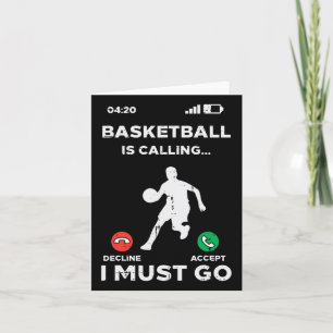 Bysketbyll Calling I Must Go Fun Byller Men Women Card