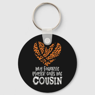 Bysketbyll Cousin Cheetah My Favourite Player Call Key Ring