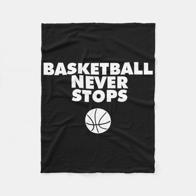 Bysketbyll Never Stops  Fleece Blanket (Front)