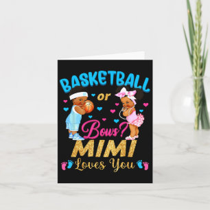 Bysketbyll Or Bows Mimi Loves You Gender Reveal Pi Card