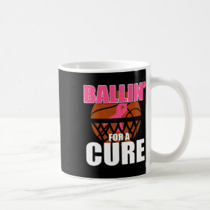 Bysketbyll Pink Ribbon Breast Cancer Awareness Sup Coffee Mug