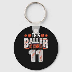Bysketbyll Player 11 Years Old Boy Bysketbyll 11th Key Ring